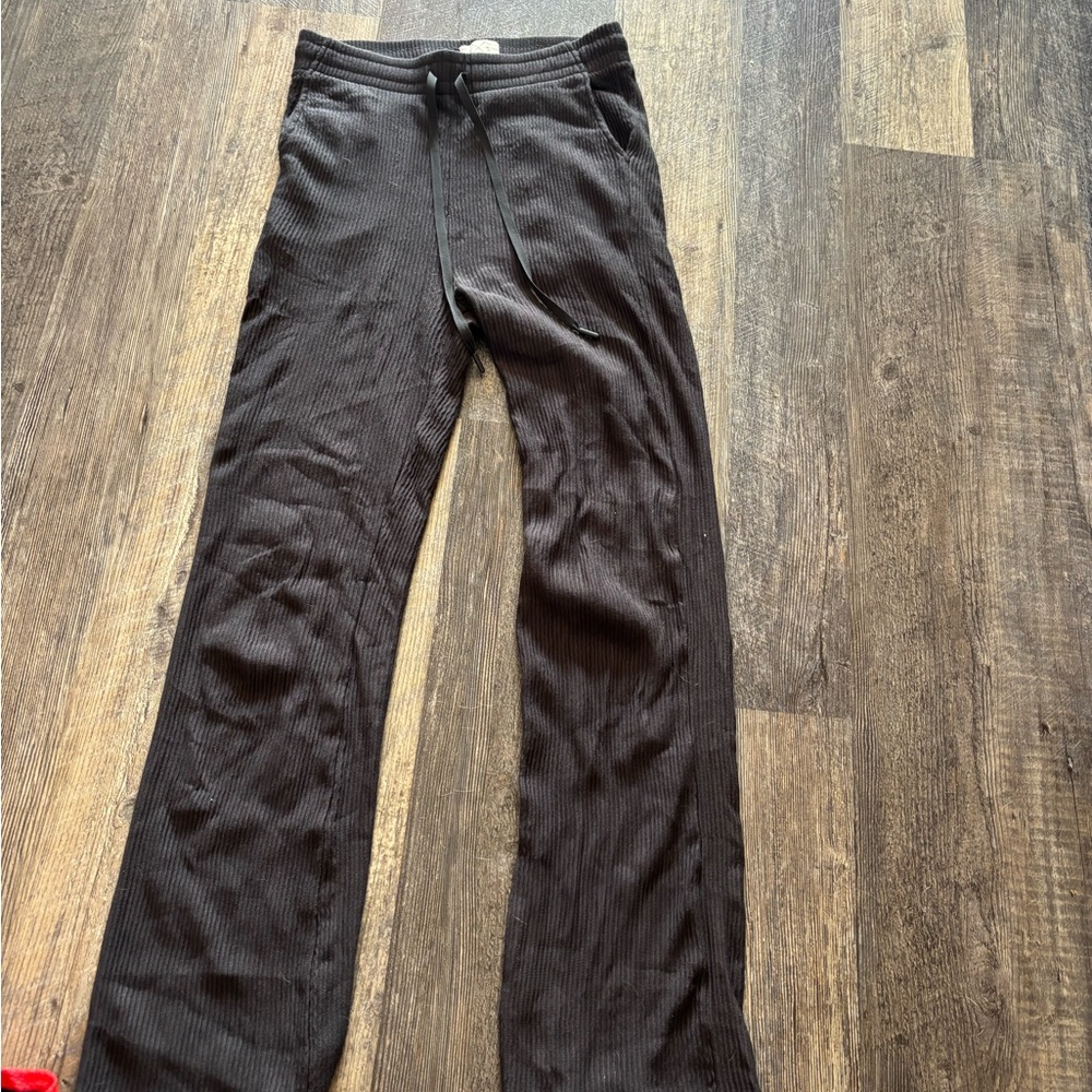 Thread & Supply Charcoal Ribbed Lounge Pants